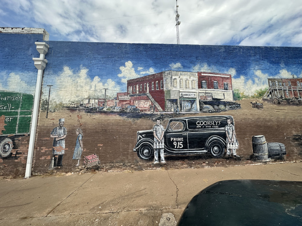 mural in Stillwater by artist unknown.