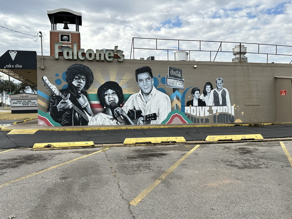 mural in Oklahoma City by artist unknown.