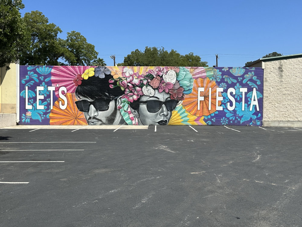 mural in San Antonio by artist unknown.