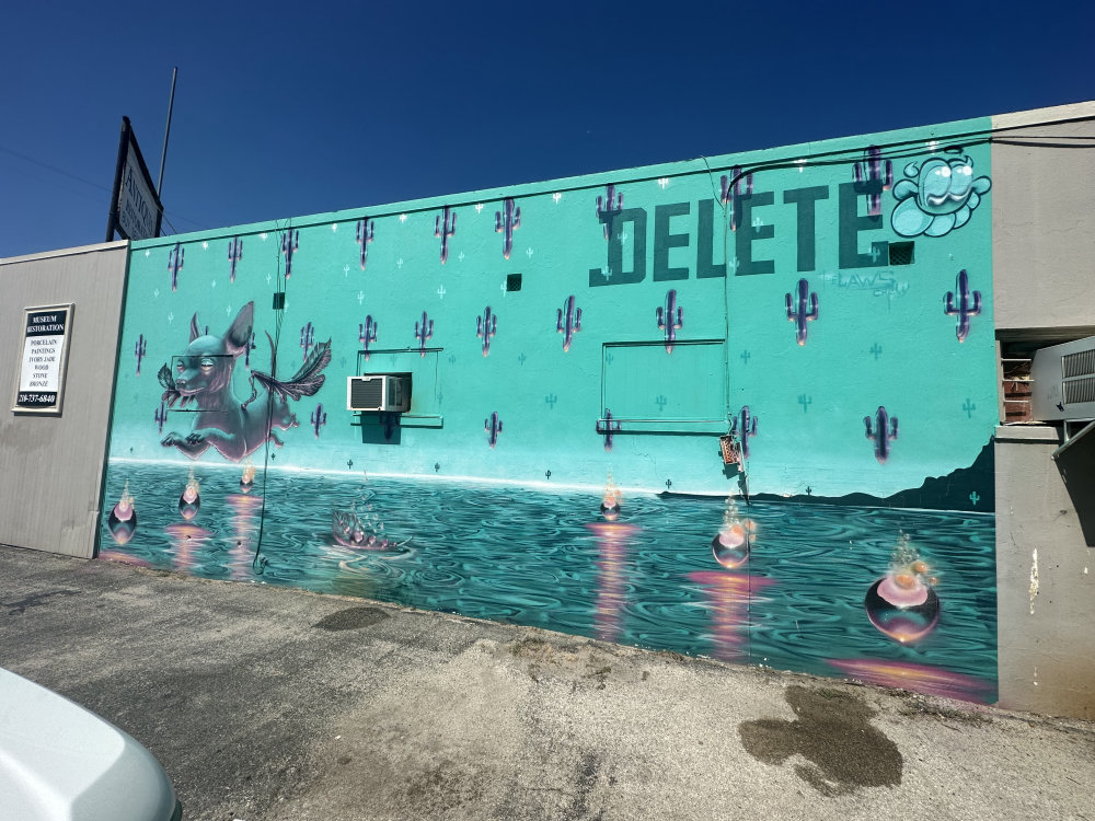 mural in San Antonio by artist unknown.