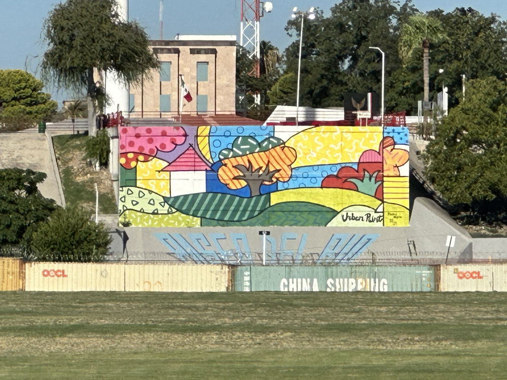 mural in Eagle Pass by artist unknown.