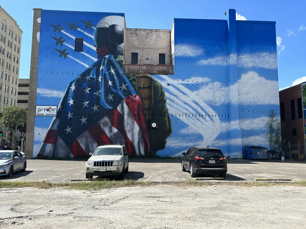 mural in Corpus Christi by artist Rafael Blanco.