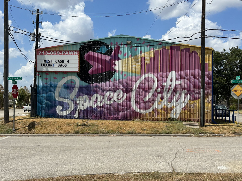 mural in Houston by artist unknown.