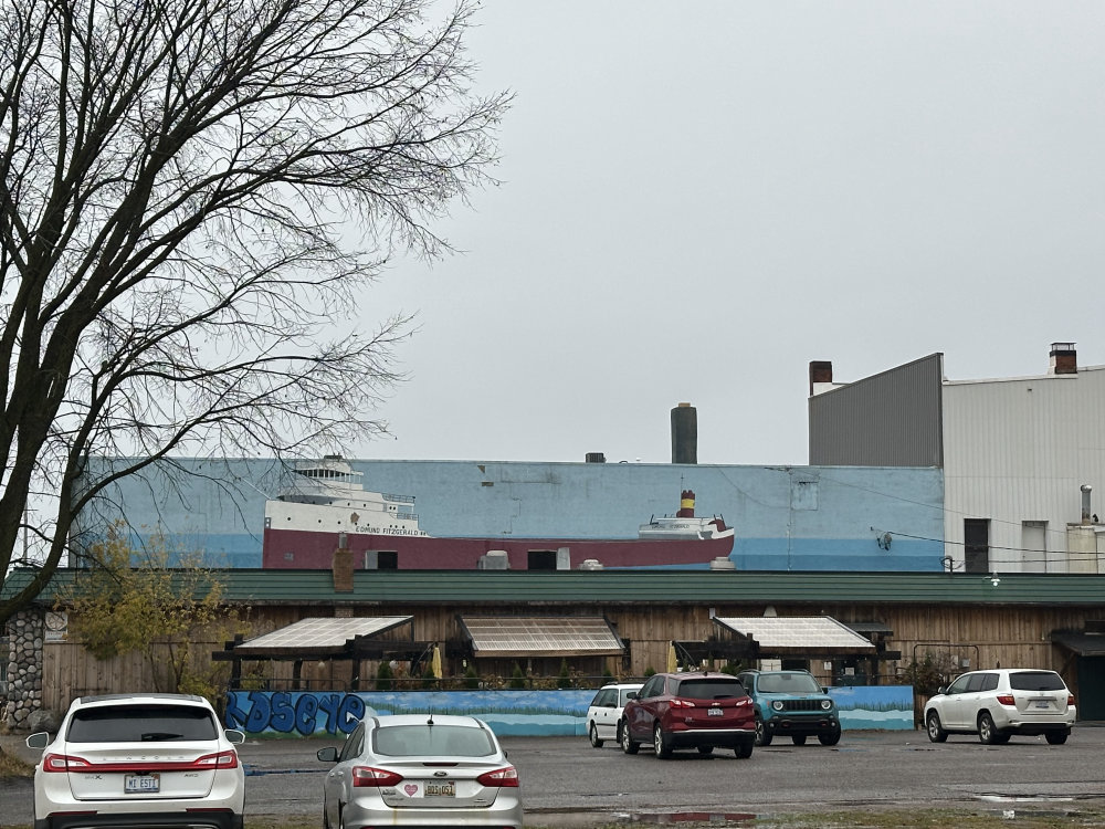 mural in Sault Ste. Marie by artist unknown.