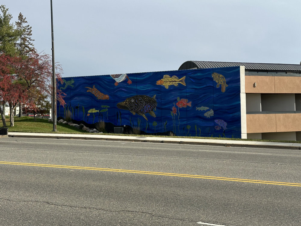 mural in Grand Rapids by artist unknown.