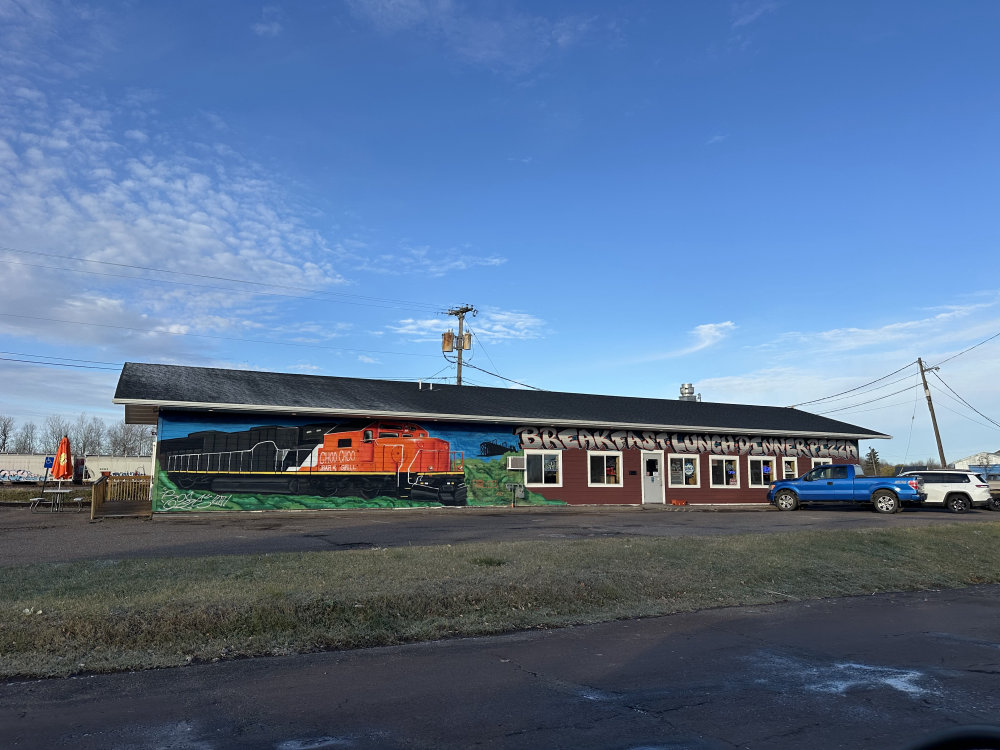 mural in Superior by artist unknown.