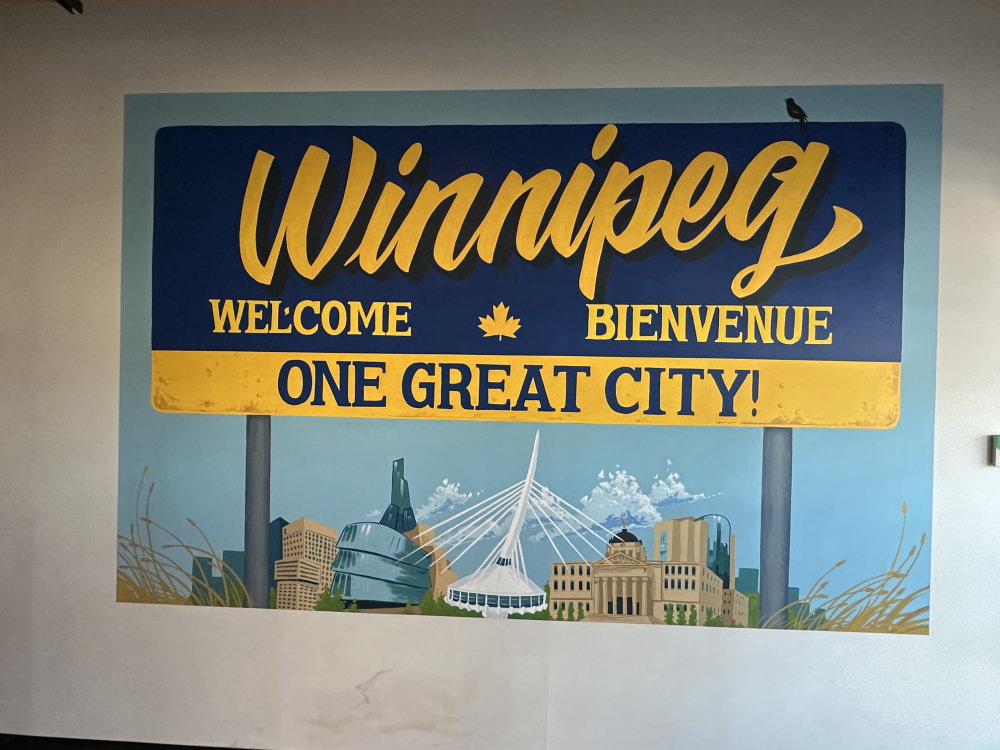 mural in Winnipeg by artist unknown.