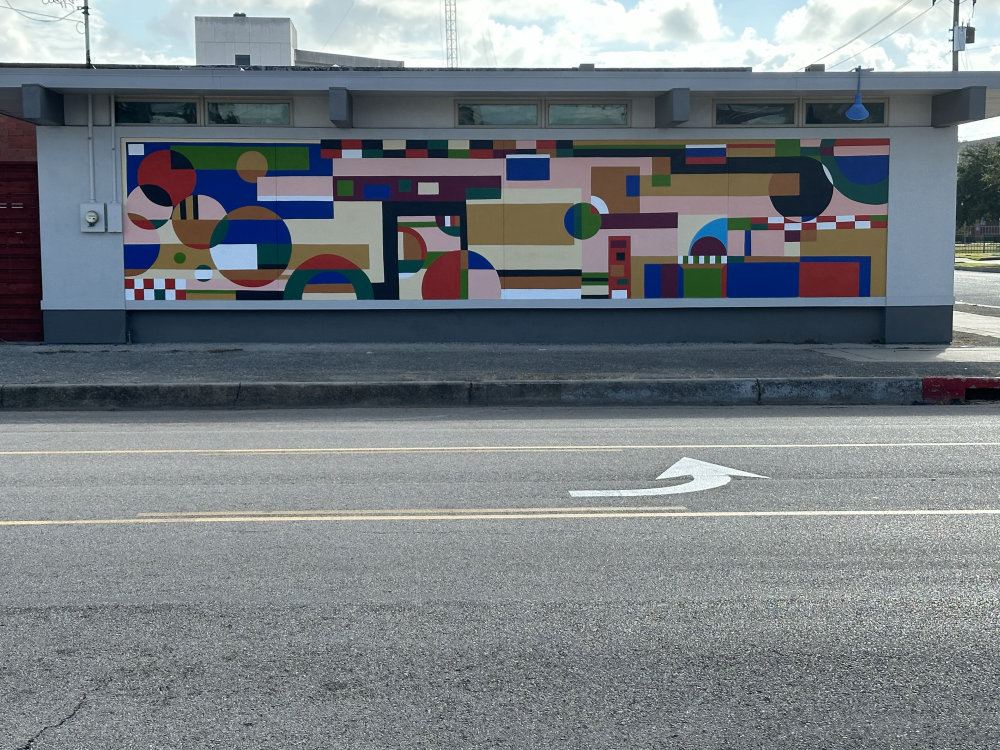 mural in Galveston by artist unknown.