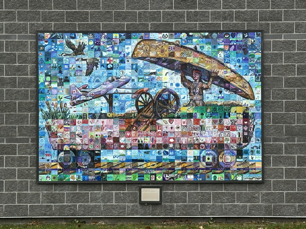 mural in Portage la Prairie by artist unknown.