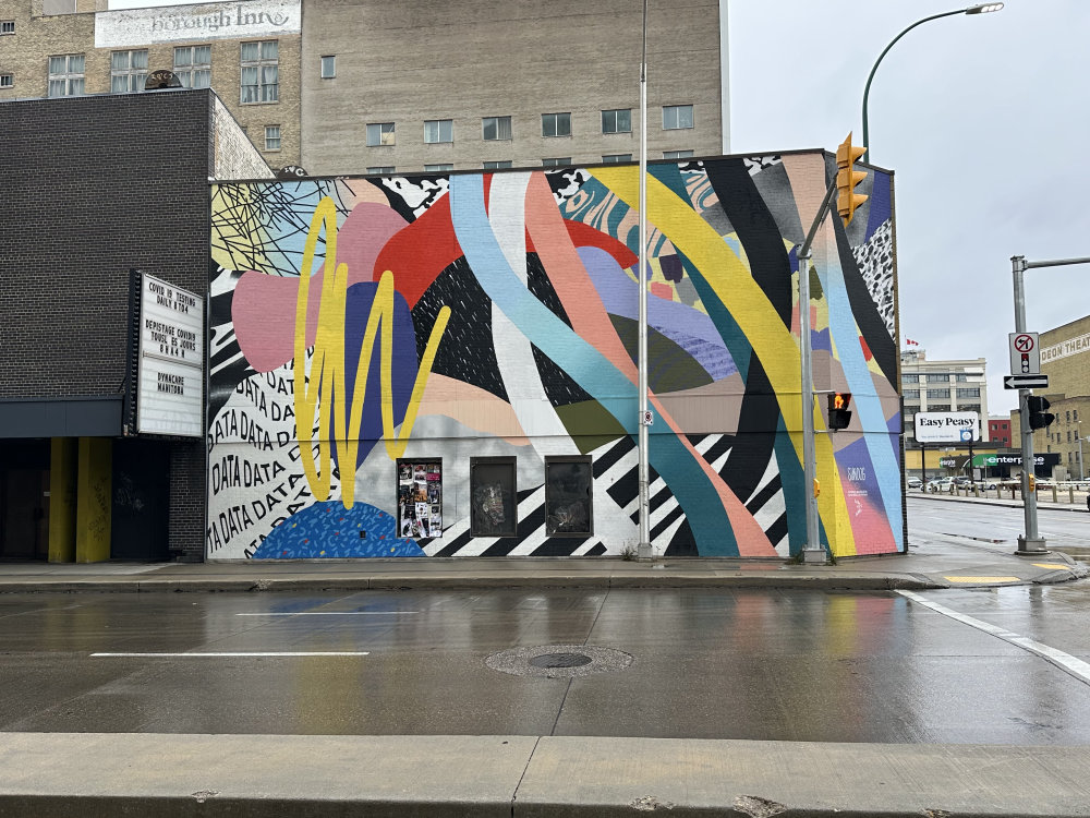 mural in Winnipeg by artist unknown.