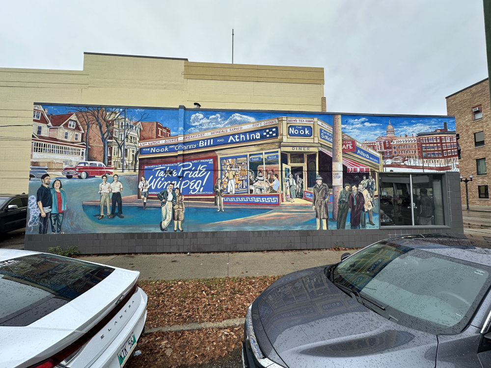 mural in Winnipeg by artist unknown.