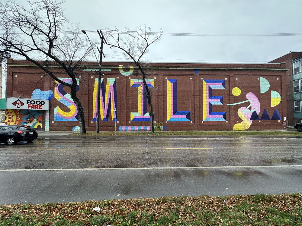 mural in Winnipeg by artist unknown.