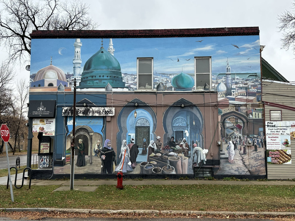 mural in Winnipeg by artist unknown.