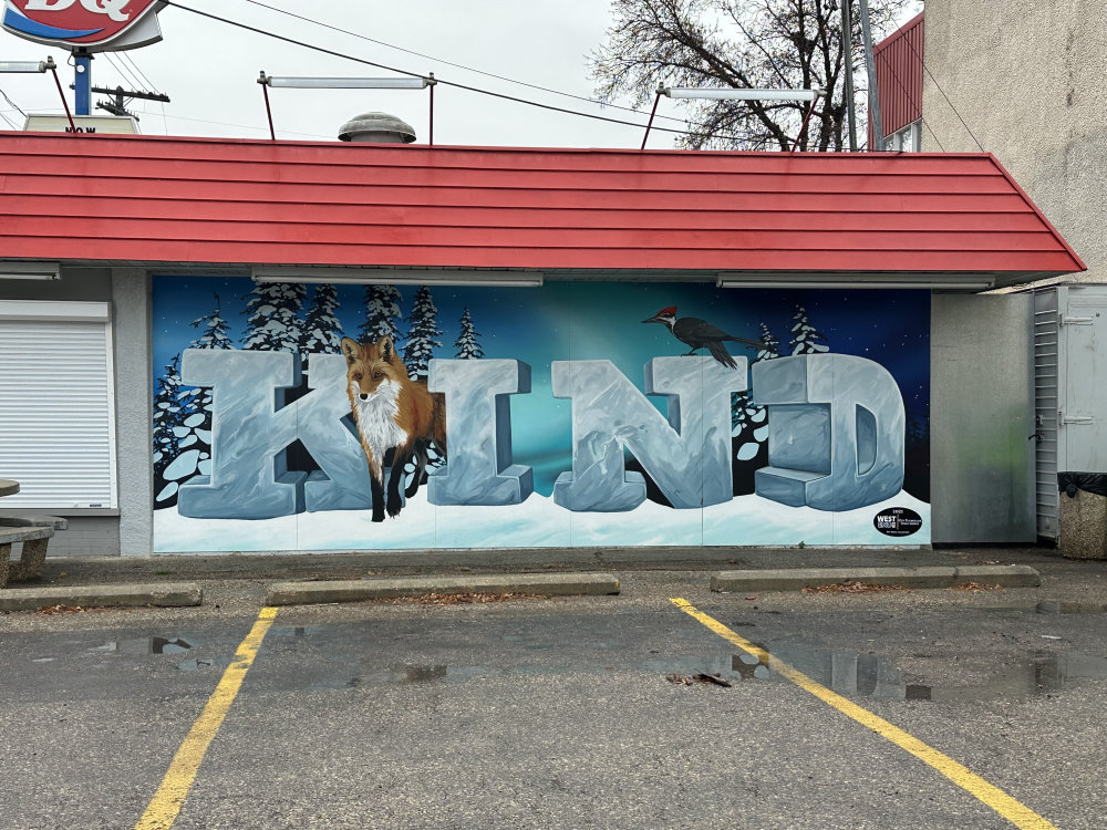 mural in Winnipeg by artist unknown.