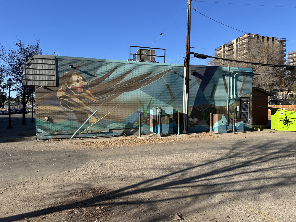 mural in Saskatoon by artist unknown.