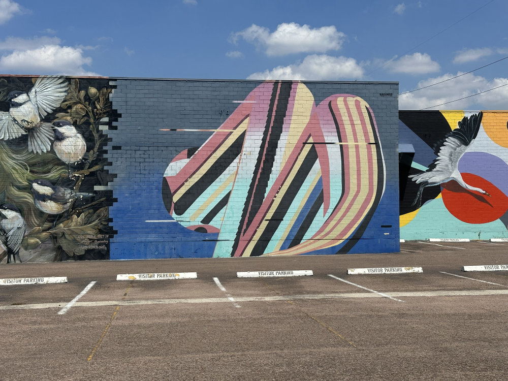 mural in Houston by artist unknown.