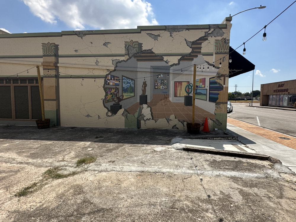 mural in Baytown by artist unknown.