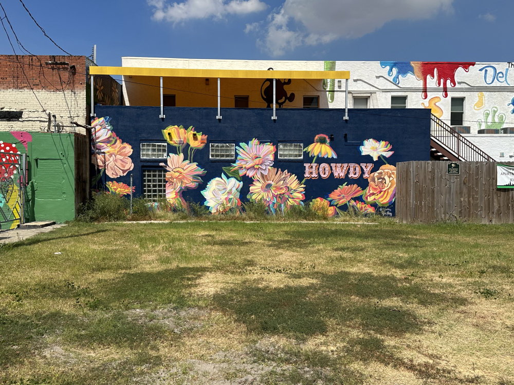 mural in Baytown by artist unknown.