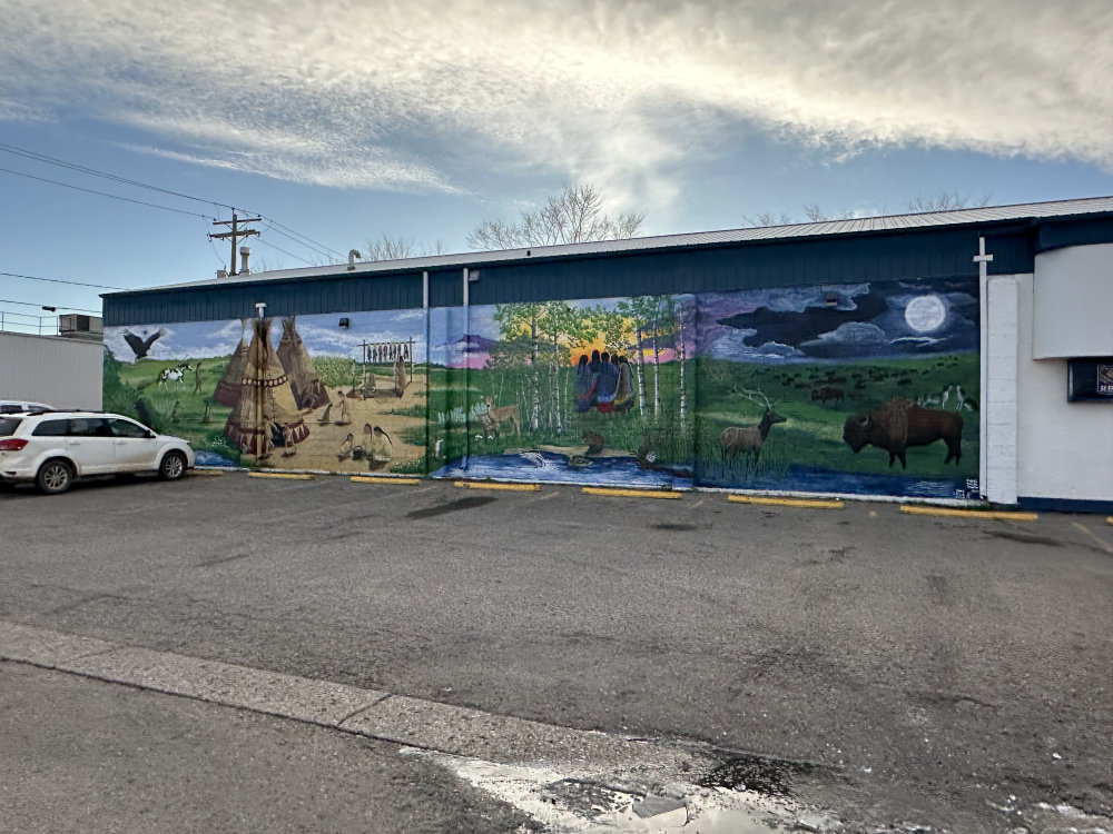 mural in Virden by artist unknown.