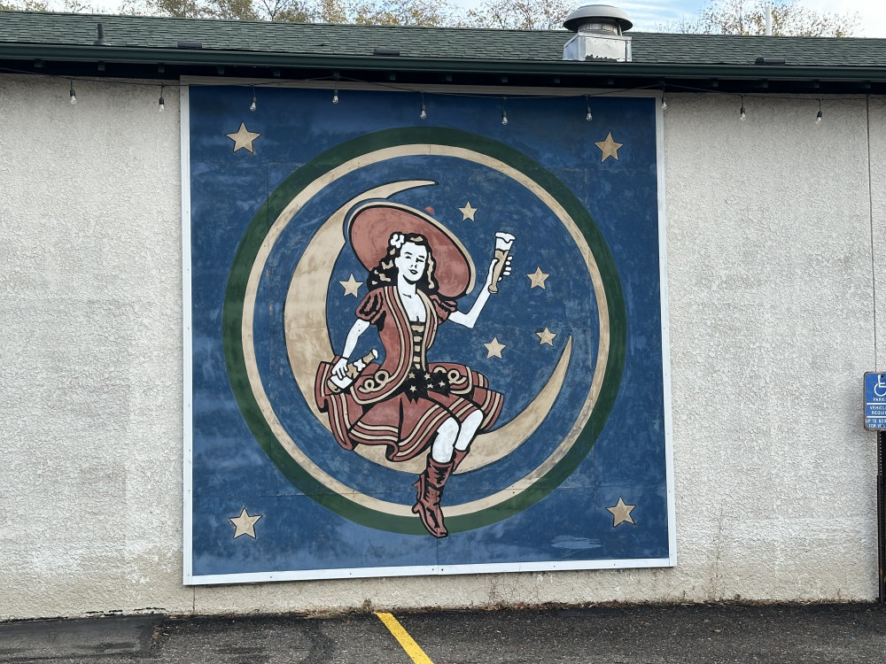 mural in Big Lake by artist unknown.