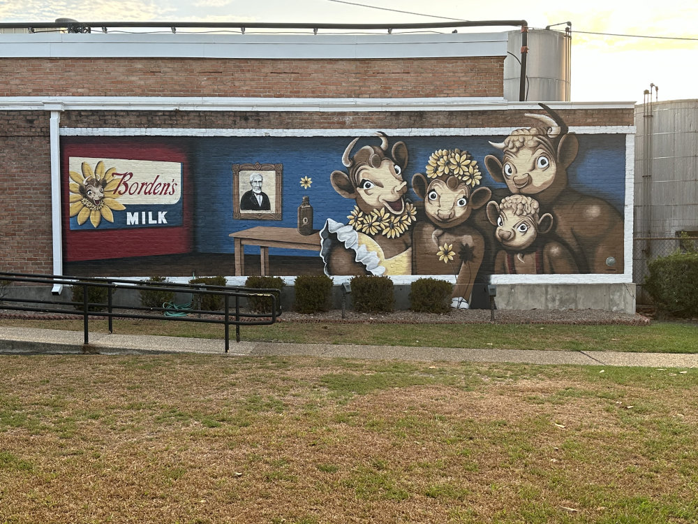 mural in Lafayette by artist unknown.