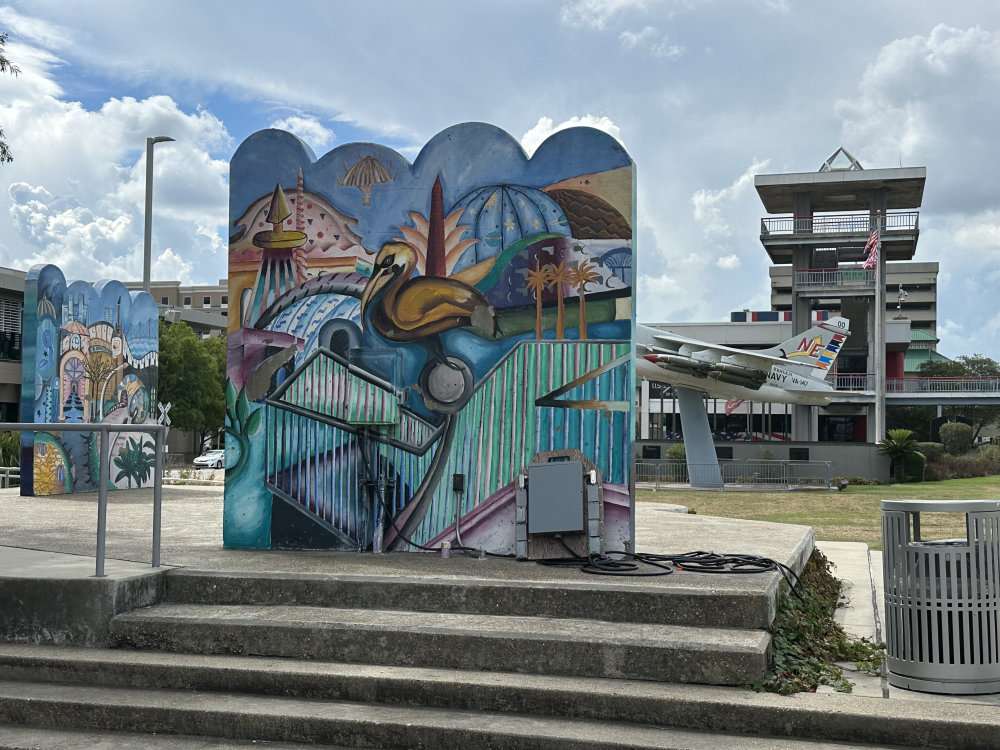 mural in Baton Rouge by artist unknown.