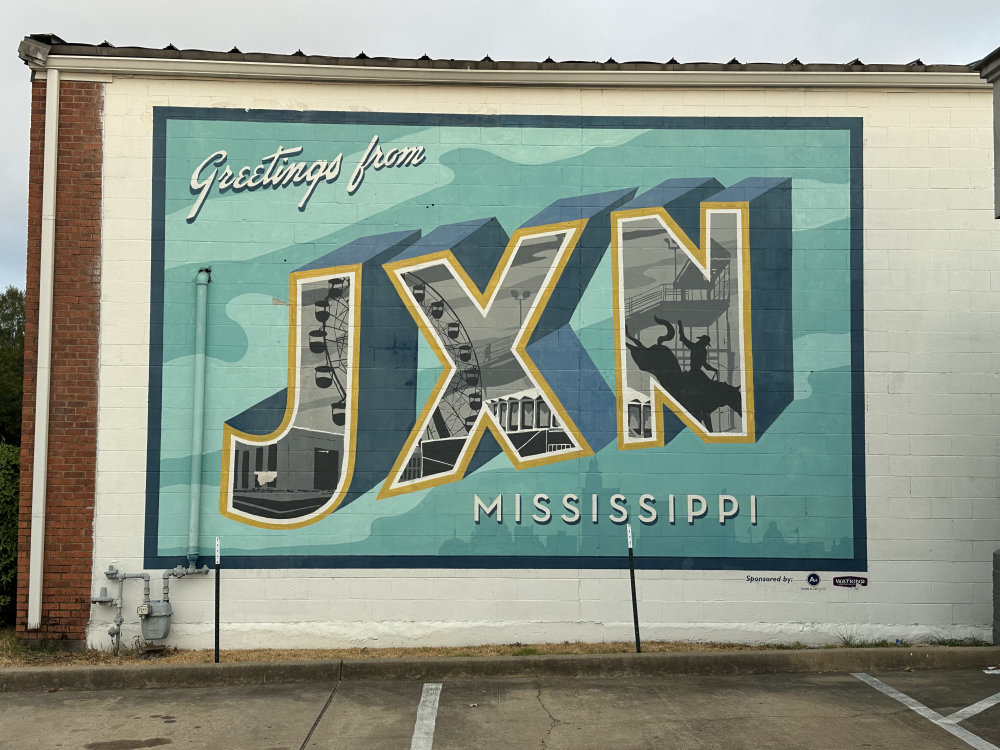 mural in Jackson by artist unknown.