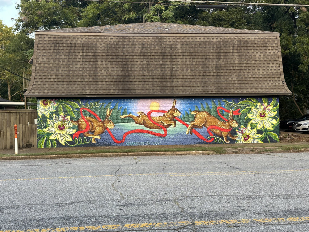 mural in Northport by artist unknown.