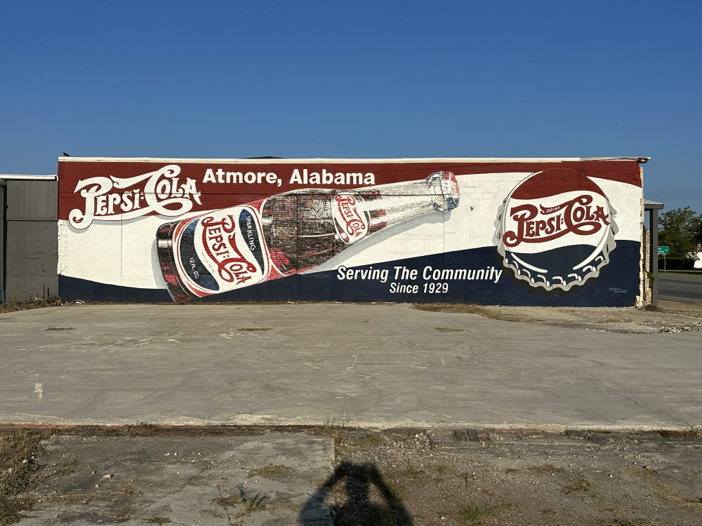 mural in Atmore by artist unknown.