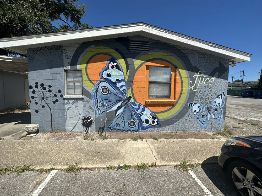 mural in Pensacola by artist unknown.