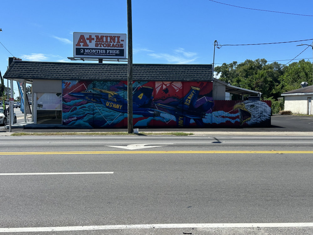 mural in Pensacola by artist unknown.