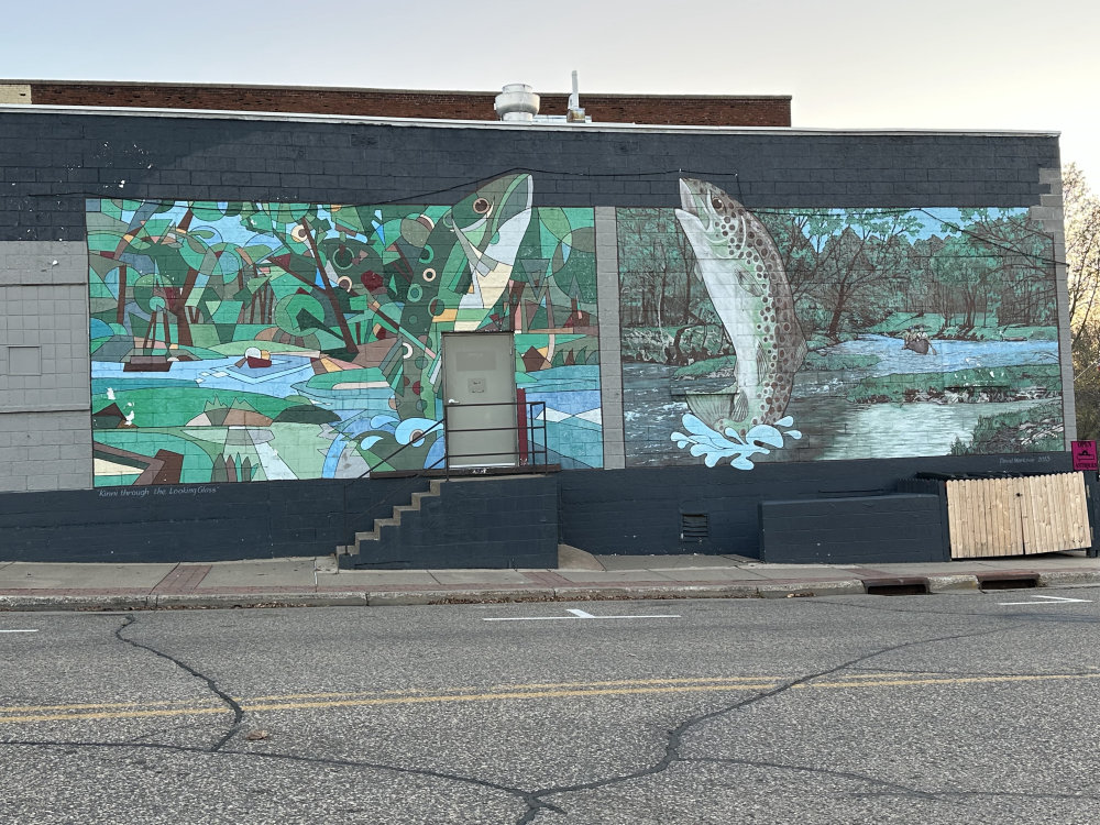 mural in River Falls by artist unknown.