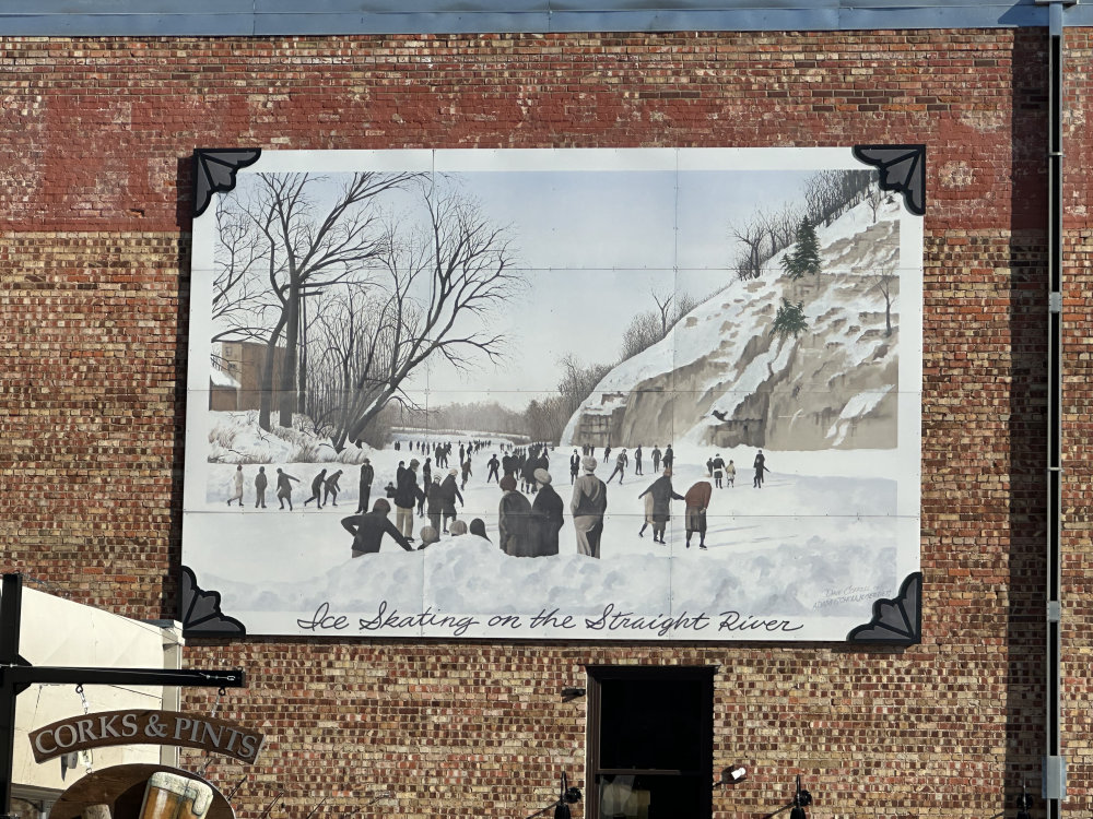 mural in Faribault by artist unknown.