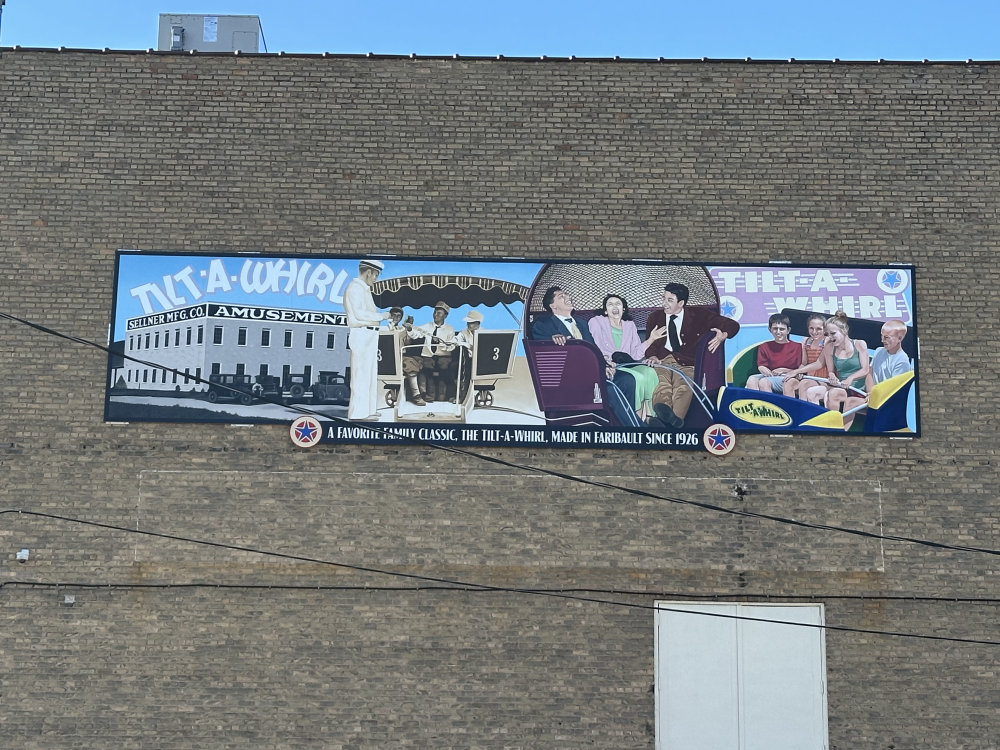 mural in Faribault by artist unknown.