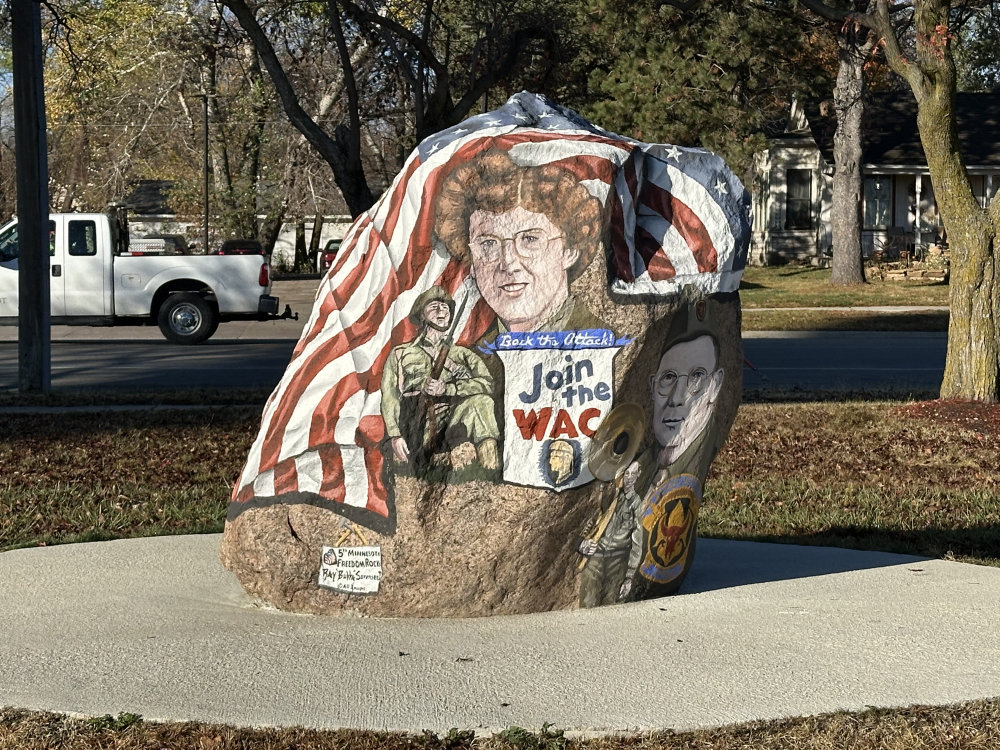 mural in Winnebago by artist unknown.