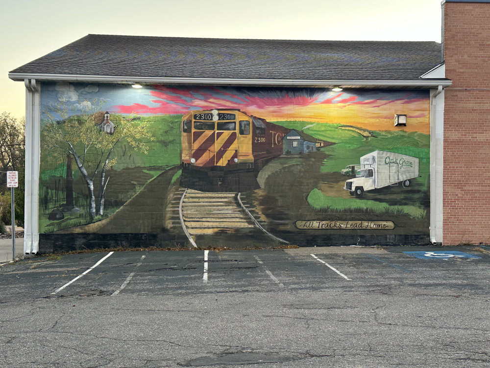 mural in Norwood Young America by artist unknown.