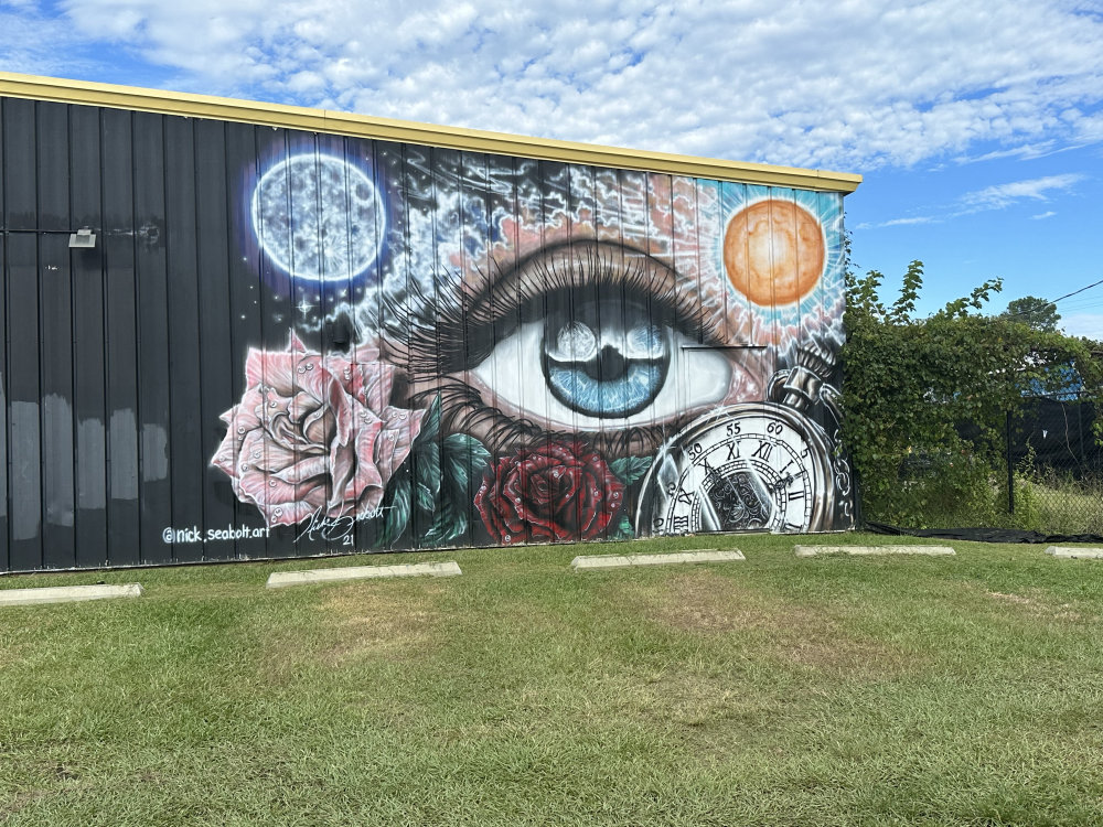 mural in Tallahassee by artist unknown.