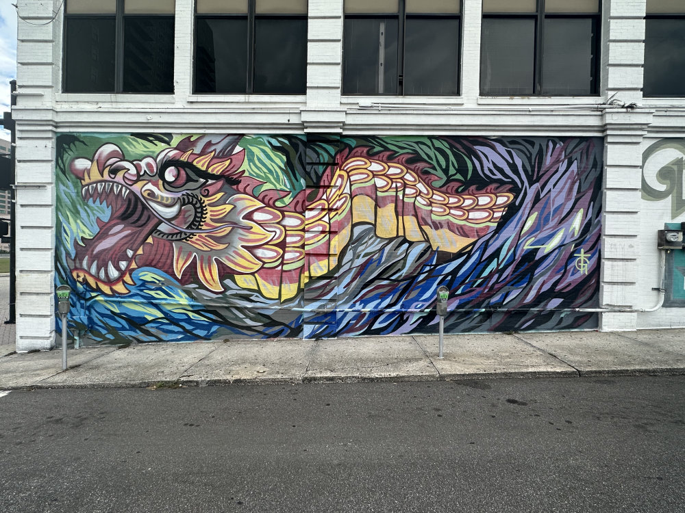 mural in Jacksonville by artist unknown.