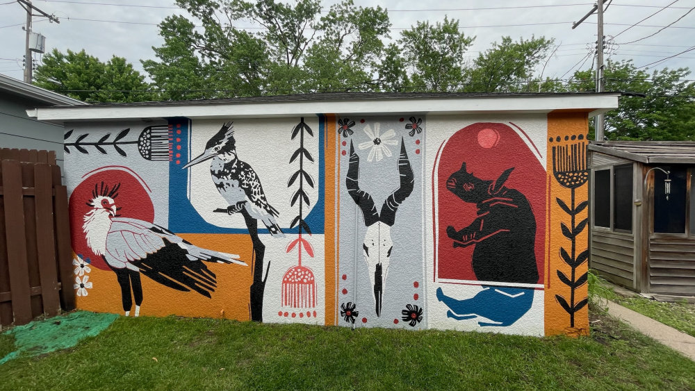 mural in Minneapolis by artist Kada Goalen.