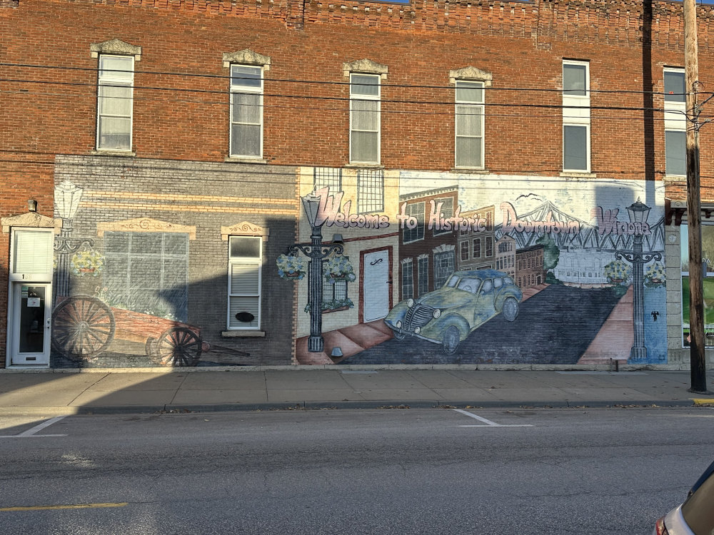 mural in Winona by artist unknown.