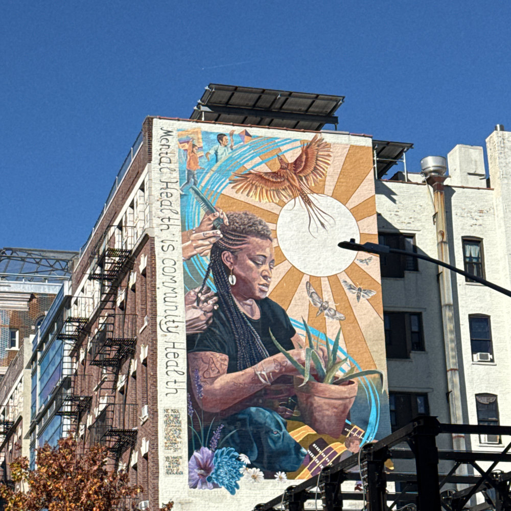 mural in New York by artist Kristy McCarthy.