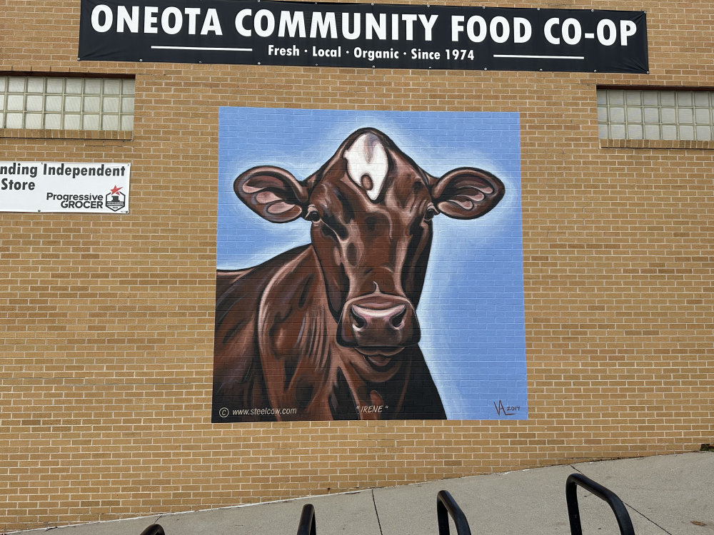 mural in Decorah by artist unknown.