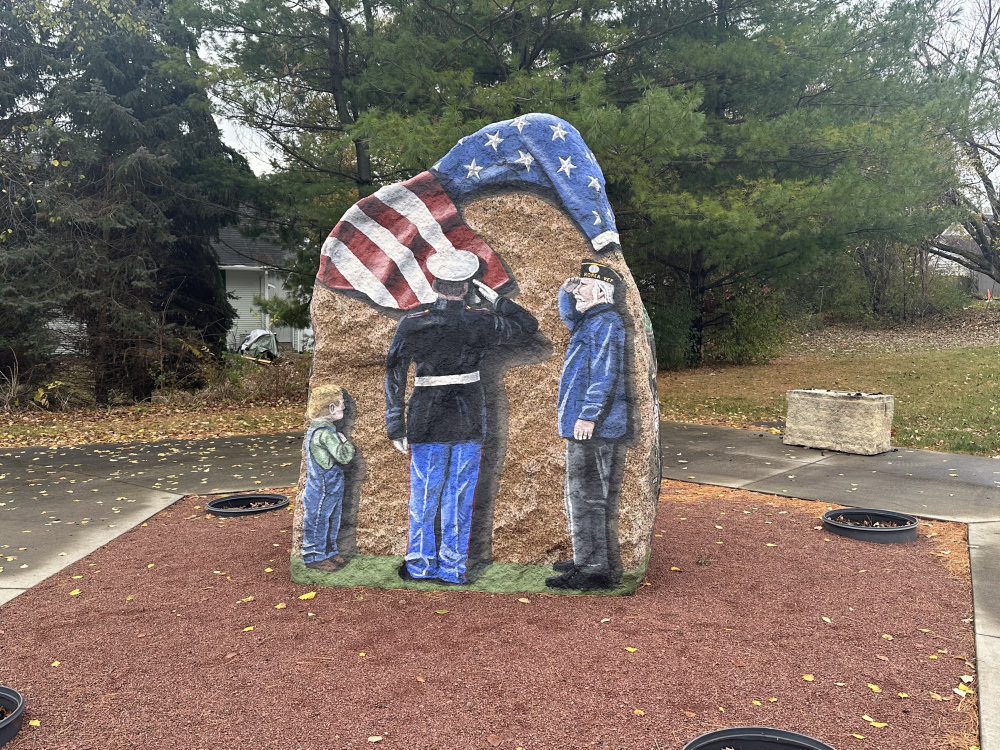 mural in Cedar Falls by artist unknown.