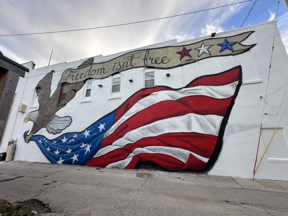 mural in Boone by artist unknown.