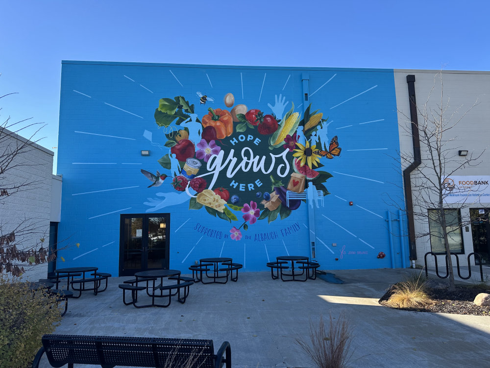 mural in Des Moines by artist Jenna Brownlee.