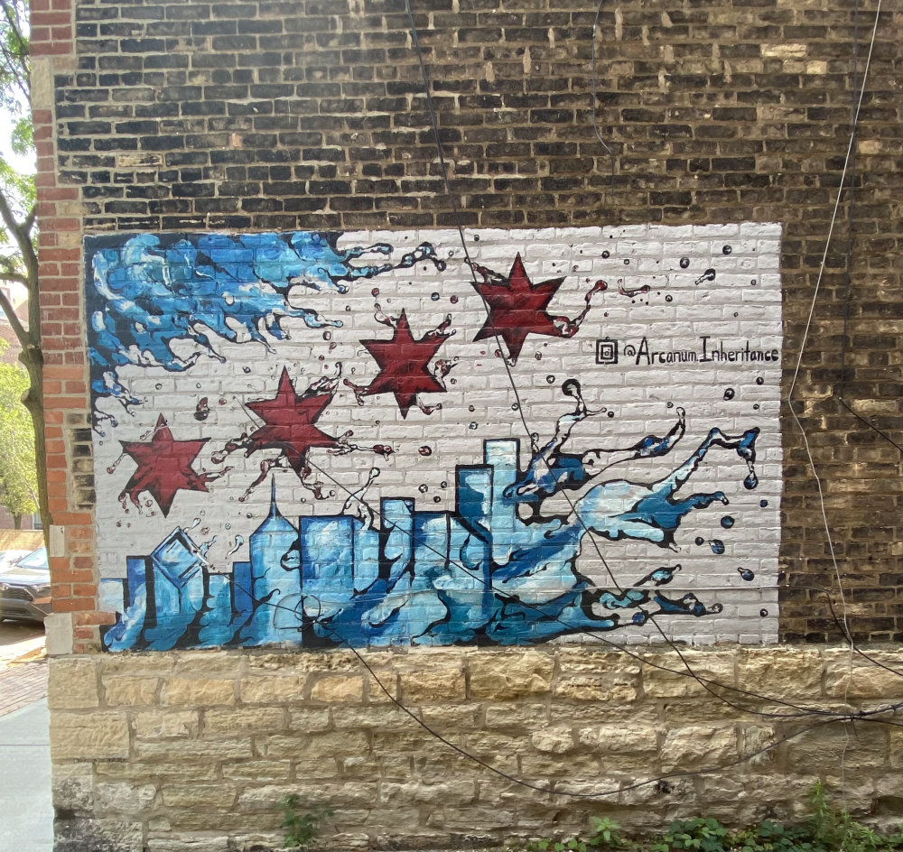 mural in Chicago by artist unknown.