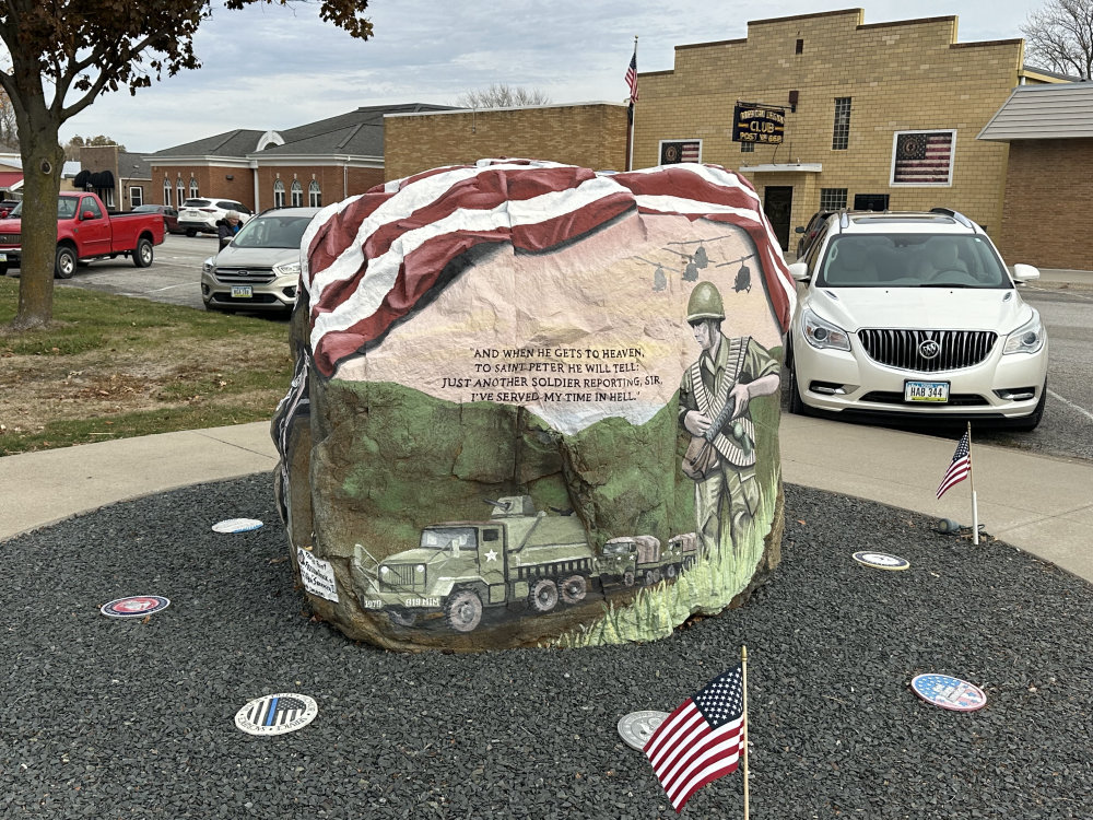 mural in West Point by artist unknown.