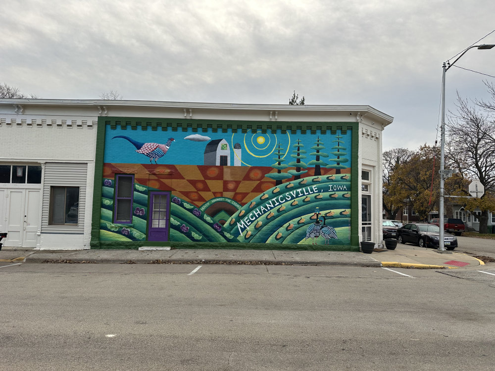 mural in Mechanicsville by artist unknown.