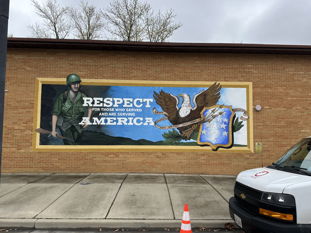 mural in Marshall by artist unknown.