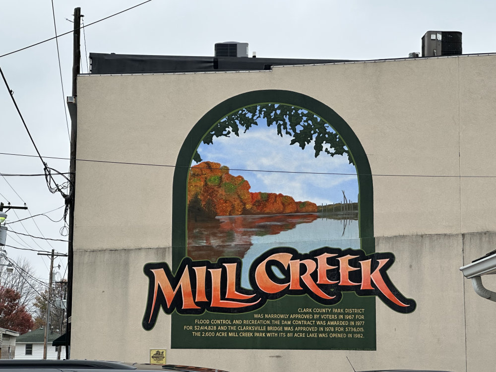 mural in Marshall by artist unknown.